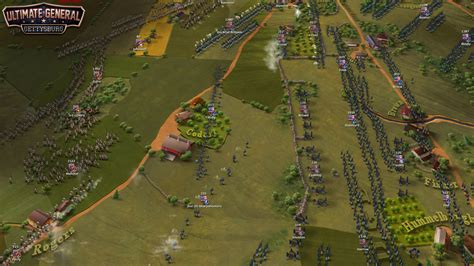 Ultimate General: Gettysburg 是帶有史詩般的戰役規模和引人入勝的戰術挑戰的即時戰略遊戲！